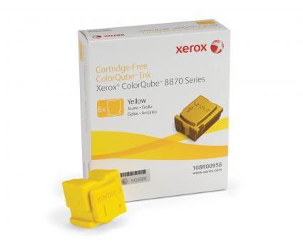 Original Xerox Festtinte 108R00956 Yellow/Gelb 