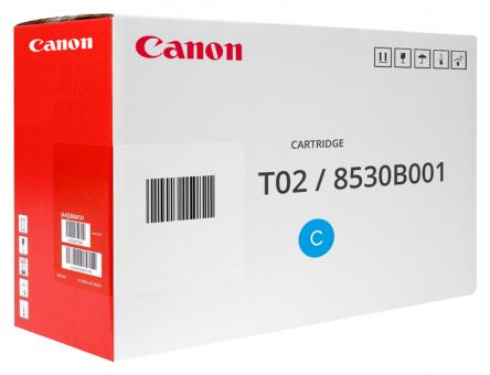 Original Canon Toner T02 / 8530B001 Cyan 