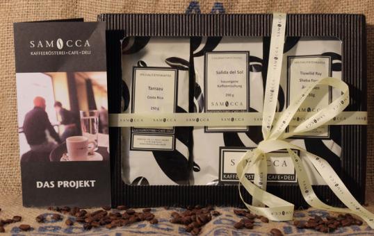 Samocca Kaffee Premium-Box - kräftige Mischung 