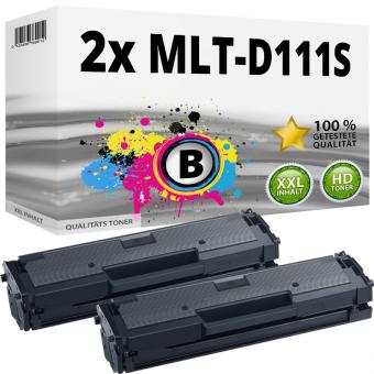 XL Set Alternativ Samsung Toner MLT-D111L Schwarz 